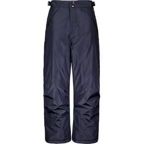 London Fog Boys' Water-Resistant Heavyweight Snow Pant, Navy, 14/16