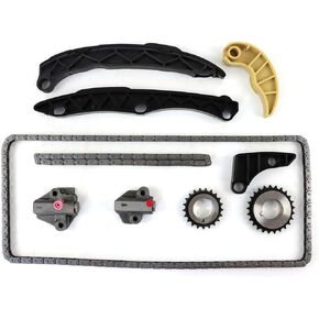 Timing Chain Kit with Oil Pump Gear Replace OE 24321-2G111 for Optima Engine G4KH G4KC 2.4L For SONATA 2.4L 23121-2G561, 24410-2G101, 24470-2G151, 24420-2G101