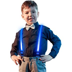 قاد DQGHQME الحمالات للبنين والبنات ، وقاد الحفلات Glow Party ، وملابس نيون قابلة للشحن من أجل الهذيان ، selfie ، cosplay