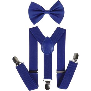 Utowo Kids Researenders Bowtie مجموعات تعليق قابل للتعديل للبنين والبنات