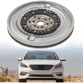 232002B590 Dual Mass Flywheel Fit for Hyundai Elantra 16-20 Kona 18-20 Sonata 15-19 Tucson 15-18 FCEV Veloster 15-17 For Kia Forte 17-20 Optima 16-20 Soul 17-21 Sport 1.4L 1.6L 1.8L 2.0L 2.4L l4