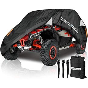 NEVERLAND UTV Covers Waterproof Outdoor - Side by Side Covers Heavy Duty for Can-Am Maverick X3 XMR/XRC/Turbo/900 HO/R/X DS Turbo R/X RC Turbo R/X RS Turbo R/X MR Turbo R(Except Max Series)