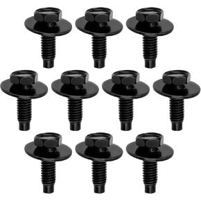 eMagTech 10pcs Car Undertray Bolts Diffuser Skid Plate Screws Chassis Hexagon Screws M6*16mm 1484170-00-A 148417000A EV0543 Compatiable with Tesla Model 3 Compatiable with Tesla Model Y