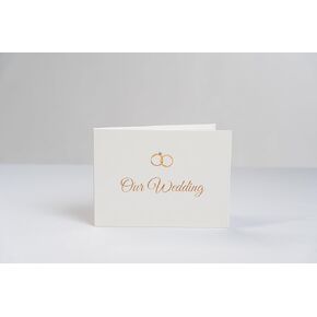 7-Inch Wedding Video Memory Book – Elegant Keepsake for Adding Your Special Day Video | Wedding Gift | Video Storage | Photo Album - With battery cord, Rechargeable Battery (The Best Day)
