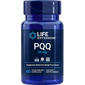 Life Extension PQQ (Pyrroloquinoline Quinone) 20 mg, 60 Vegetarian Capsules
