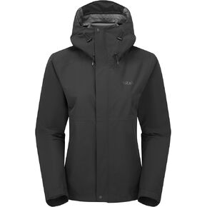 Rab Women's Downpour Jacket - Lightweight Waterproof Hooded Coat for Hiking & Trekking