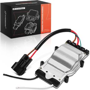 A-Premium Engine Radiator Cooling Fan Control Module Compatible with BMW E46 Series 316Ci, 316i, 316ti, 318Ci, 318i, 318ti, 320Ci, 320i, 323Ci, 323i, 325Ci, 325ti, 325xi, 328Ci, 328i, 330Ci, 330xi