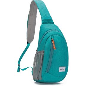 Halovie Anti Crossbody Sling Bag RFID Travel Sling Backpack Backwing Lightweight Bask Counter Counter Bag للمشي عمل