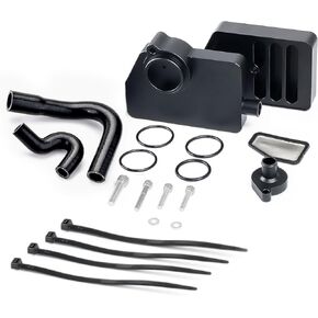 مجموعة فاصل زيت الألومنيوم ملائمة للفترة 2011-2024 Ford F250 F350 F450 Super Duty 6.7L V8 Powerstroke Diesel PCV CCV Vent Valve Crank Crank Crank