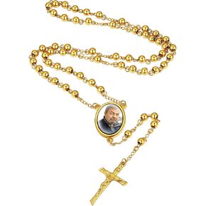 Supcare Rosary for Men Women Catholic Necklace Rosary Beads,Customized (with Gift Packing)