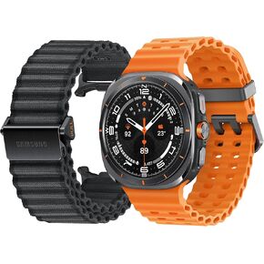 SAMSUNG Galaxy Watch Ultra 47mm LTE AI Smartwatch + Free Band, Energy Score, Heart Rate Tracking, Sleep Monitor, Fitness Tracker, GPS, 2024, Titanium White [US Version, 1Yr Manufacturer Warranty] in Kuwait