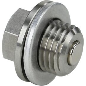 VOTEX - Made in USA - DP028 Stainless Steel Crankcase Neodymium Magnetic Oil Drain Plug fits Honda CRF250R / CRF250RX - Part Number 90084-MN8-010/90084-K95-AA0