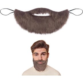 Yan Dream Men Men Fake Bead Adult False Matache مع Hair Costume Asse Costume For Cosplay Party