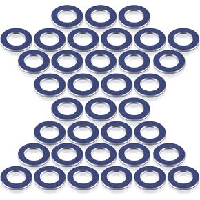 24pcs-aluminum drip splic cabkets تناسب ، غسالة قابس تصريف الزيت لتويوتا لكزس سليل سحق سحق الأختام ل OEM 90430-12031