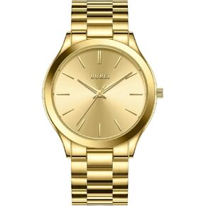 BUREI Men Watches Fashion Analog Stainless Steel Quartz Waterproof Watches,Gift for Men. in Saudi Arabia