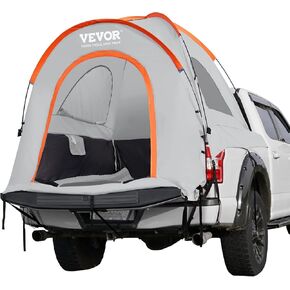 VEVOR Truck Bed Tent,Pickup Truck Tent with Rain Layer and Carry Bag, Waterproof Double Layer Truck Tent for Camping, Accommodate, for Camping Traveling Outdoor Activities