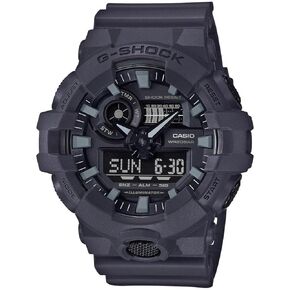 Casio Men's 700uc Series G-Shock Quartz 200M WR حزام راتنج مقاوم للصدمة وحالة