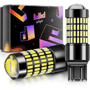 LUYED 1156 1141 LED Bulb 3400 Lumens Extremely Bright 1003 7506 BA15S P21W LED Light Bulbs for Backup Reverse Tail Turn Signal Lights,Xenon White,Pack of 2(Brightest LED in Market)
