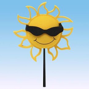 California Sunshine w/Black Shades Car, Truck, SUV Antenna Topper/Antenna Ball