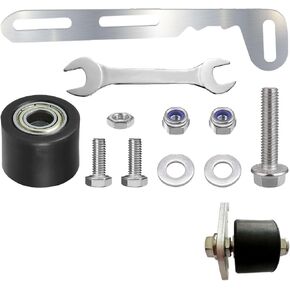 مجموعة موتر سلسلة دراجة صغيرة متوافقة مع طراز المحرك 79cc ، 212cc ، 224cc ، 196cc ، gx160 و gx200 ، و ct 100 u ، ct200u ، ct200u-ex ، bt200x و db 30 ، ألومينوم ، أي لون (8.3 بوصة)