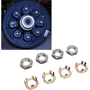 Trailer Wheel Spindle Nut Retainer for 2K to 7K Dexter Axle, Metal Trailer Wheel Axle Nut Retainer, Axle Nut Retainer Aids