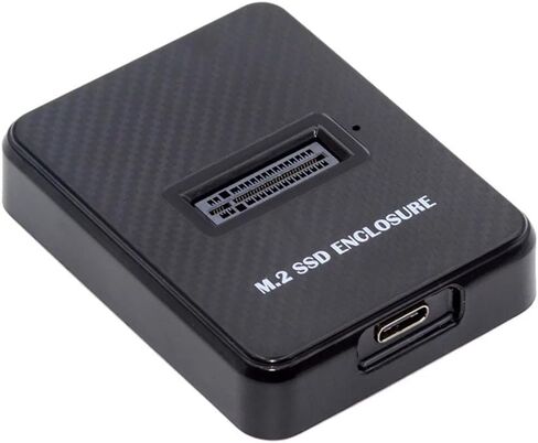 Cablecc USB 3.1 USB-C إلى NVME M-Key M.2 NGFF SSD محول PCBA خارجي محول عمودي نوع أسود اللون in Kuwait