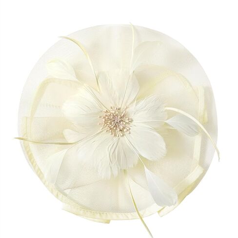 Century Star Womens Fascinator for Women Kentucky Hats Derby Tea Party 2025 Mesh Flower with Feather Wedding Church Hat in Kuwait