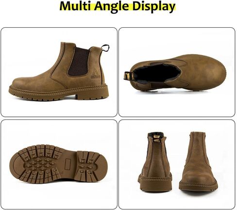 Steel Toe Work Shoes for Men Women Lightweight Comfortable Waterproof Industrial & Construction Safety Boots in Saudi Arabia