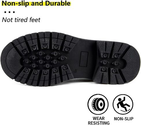 Steel Toe Work Shoes for Men Women Lightweight Comfortable Waterproof Industrial & Construction Safety Boots in Saudi Arabia