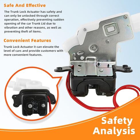 Trunk Lock Actuator Compatible with 2016-2018 Toyota RAV4 2.5L Replace 693500R030 69350-0R030 in Saudi Arabia