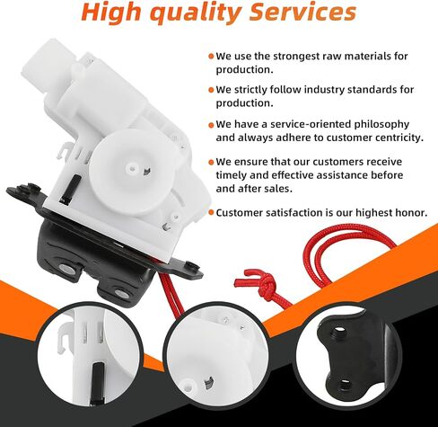 Trunk Lock Actuator Compatible with 2016-2018 Toyota RAV4 2.5L Replace 693500R030 69350-0R030 in Saudi Arabia