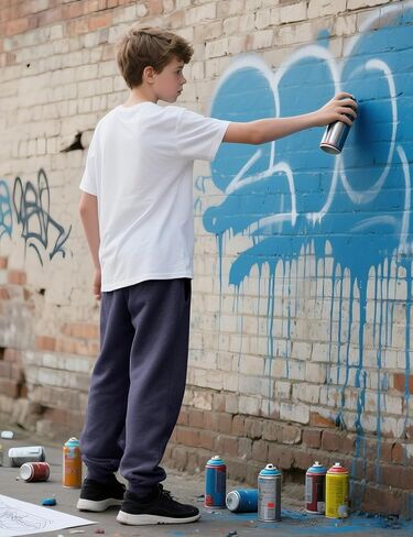 PEHMEA Boys Girls Sweatpants 3 Pack Active Jogger Pants with Pockets Drawstring for Kids 5-14 Years in Kuwait