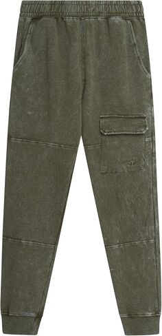 AEROPOSTALE Boys' Athletic Sweatpants - Soft Fleece Cargo Active Joggers with Pockets - Jogger Pants for Boys (Sizes: 8-16) in Saudi Arabia