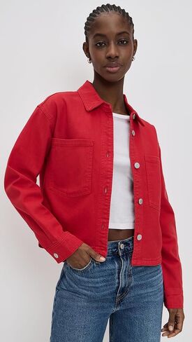 Z SUPPLY Women's All Day Cropped Denim Jacket in Saudi Arabia