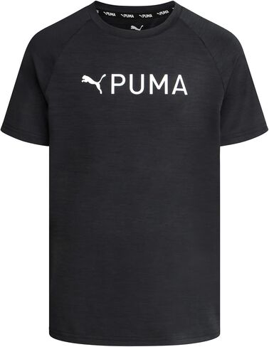 PUMA Boys Youth Dry Fit T-Shirt - Active Performance Short Sleeve Athletic Shirts for Teens (Size: 4-18) in Saudi Arabia
