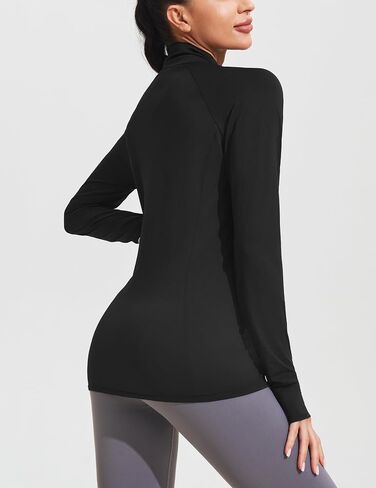 Coorun Women's UPF 50+ Jackets Sun Protection Golf Golf Athletic Jackets Lightweight Full zip Long Sleeve Stirts مع جيوب in Kuwait