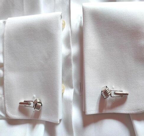 LeCalla 925 Sterling Silver Cufflinks for Men | Grooms Wedding Cuff-Links | Formal Shirt Cufflinks Accessories | Gifts for Dad, Groom, Husband, Father’s Day & Business Events in Kuwait