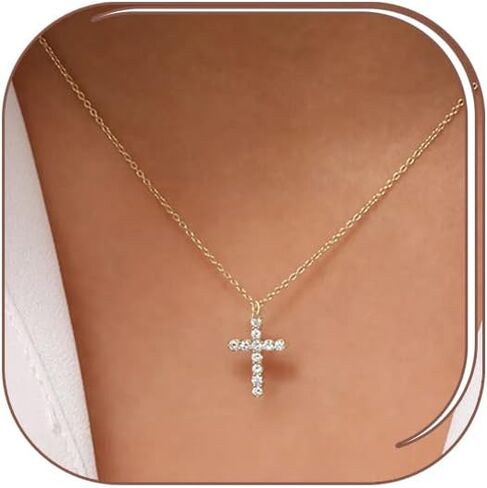 Luxval Lariat Gold Necklace for Women, Dainty Long Necklace 14k Gold Plated/Silver Y-Shaped Pendant Necklaces Trendy Beaded Chain Drop Necklaces Jewelry for Women Gifts in Kuwait