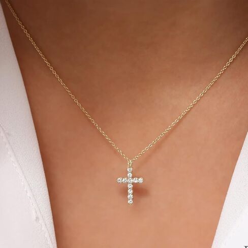 Luxval Lariat Gold Necklace for Women, Dainty Long Necklace 14k Gold Plated/Silver Y-Shaped Pendant Necklaces Trendy Beaded Chain Drop Necklaces Jewelry for Women Gifts in Kuwait