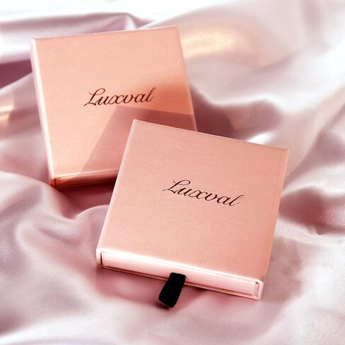 Luxval Lariat Gold Necklace for Women, Dainty Long Necklace 14k Gold Plated/Silver Y-Shaped Pendant Necklaces Trendy Beaded Chain Drop Necklaces Jewelry for Women Gifts in Kuwait