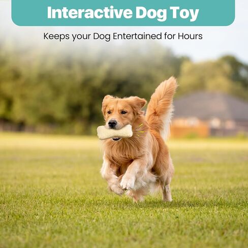 SPOT by Ethical Products Super Soft Vermont Fleece Dog Toys - Calming Dog Toy with Squeaker Dog Toy For Small Dog Puppy Toys Large Dogs Toys Chew Squeak Puppy Interactive Fetch Toy - Chew-Man in Kuwait