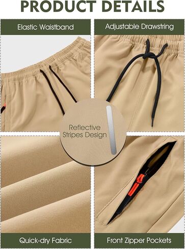 Resinta 3 Pack Boys Athletic Shorts with Zipper Pockets Dry Fit Lightweight Hiking Cargo Shorts for Gym Outdoors in Kuwait