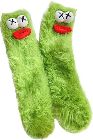 Crazy Funny Fuzzy Silly Socks for Kids Women,Girls Fluffy Slipper Novelty Fun Socks,Boy Men Cute Cozy Soft Animal Socks in Saudi Arabia