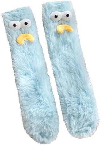 Crazy Funny Fuzzy Silly Socks for Kids Women,Girls Fluffy Slipper Novelty Fun Socks,Boy Men Cute Cozy Soft Animal Socks in Saudi Arabia