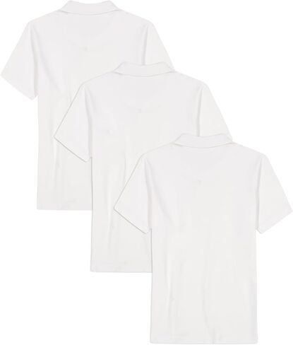 Boys' School Uniform Short Sleeve Soft Jersey Polo, Multipack in Saudi Arabia
