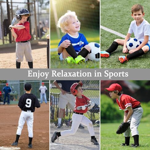 YSense Baseball Socks for Youth, Softball Soccer Calf Tube Socks & Belt Combo Set for Boys Girls Women Men School Sports in Saudi Arabia