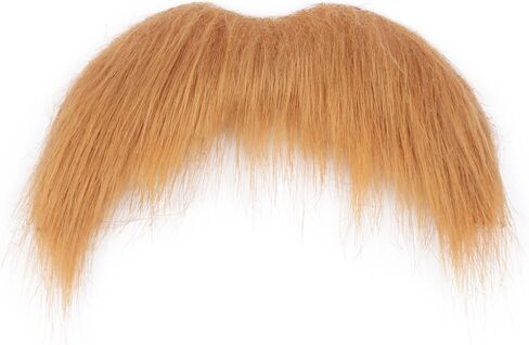 Self Adhesive Fake Mustache False Facial Hair Stick On Cosplay Mustache Halloween Party in Saudi Arabia