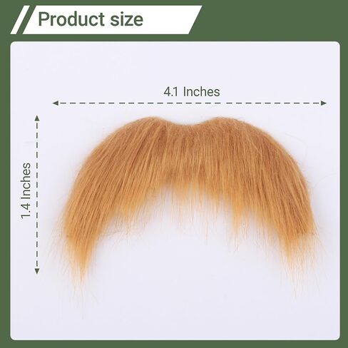 Self Adhesive Fake Mustache False Facial Hair Stick On Cosplay Mustache Halloween Party in Saudi Arabia