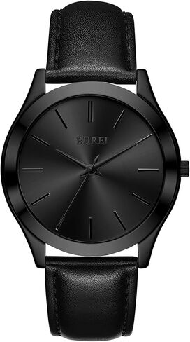 BUREI Men Watches Fashion Analog Stainless Steel Quartz Waterproof Watches,Gift for Men. in Kuwait