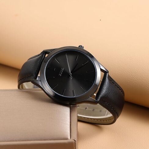 BUREI Men Watches Fashion Analog Stainless Steel Quartz Waterproof Watches,Gift for Men. in Kuwait